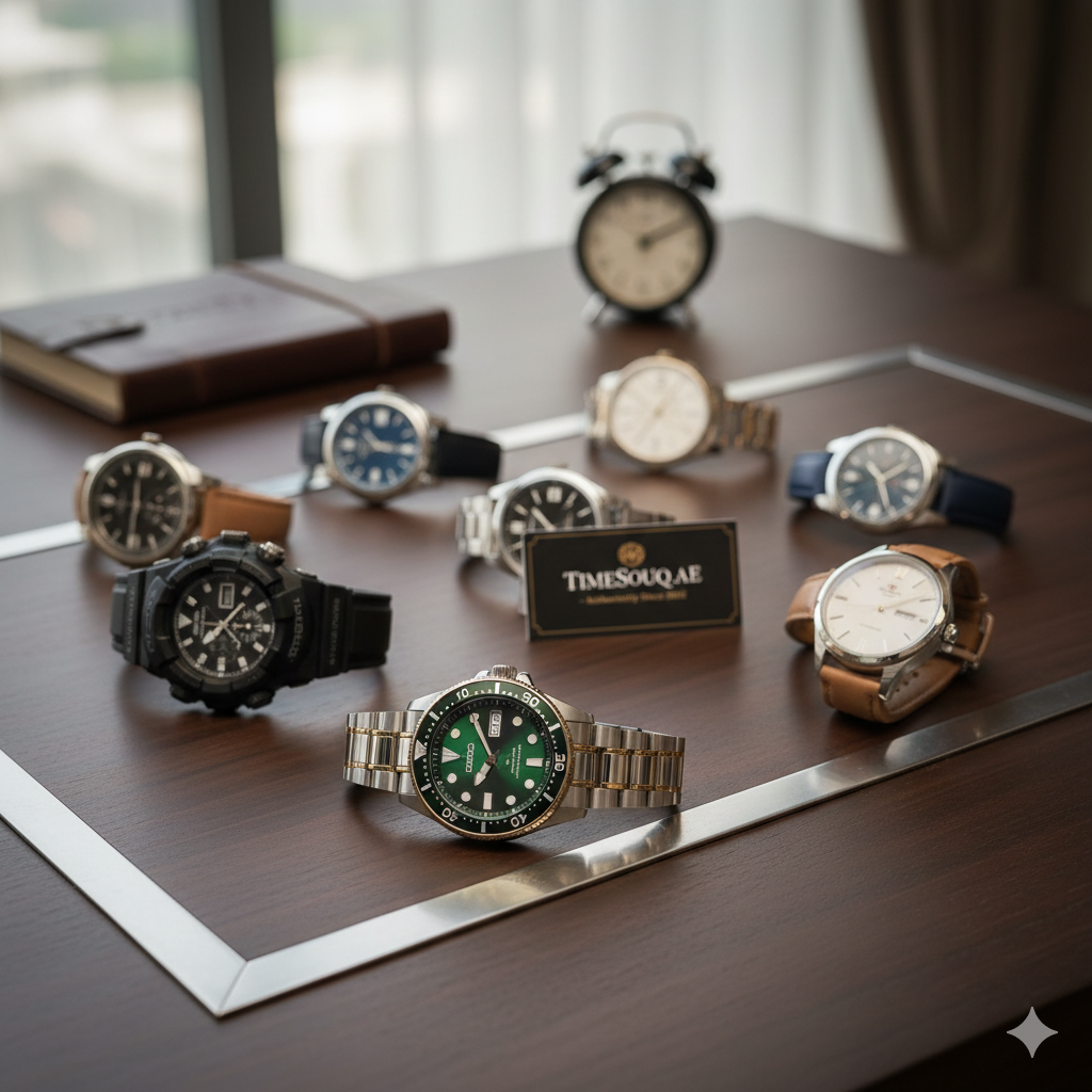 About TimeSouq AE watch display